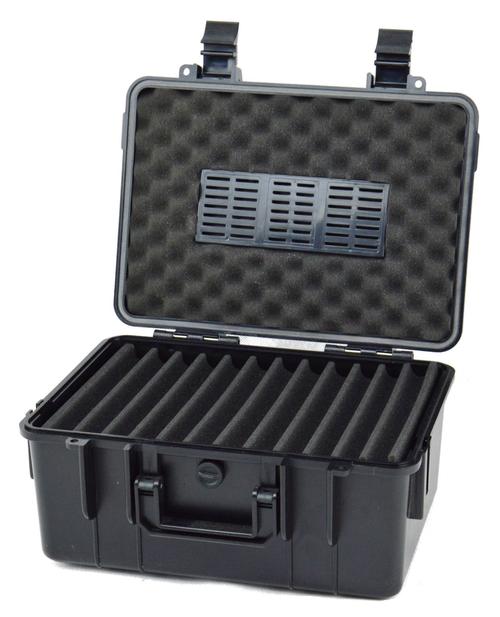 【312x242x152mm】ip68塑料防护箱 消防安全箱 手提工具箱 仪器箱